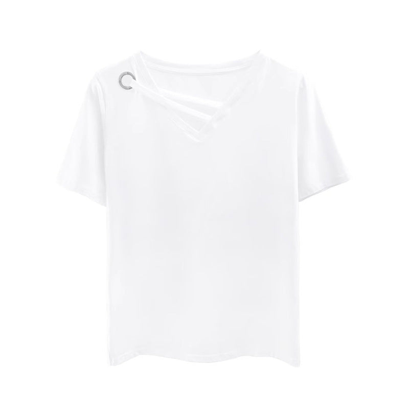 Women's Niche Design Shoulder Bottoming Shirt Inner Tops