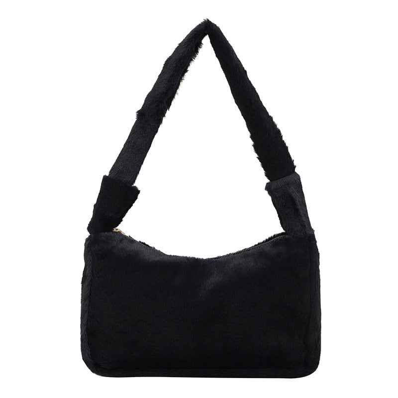 Women's Plush Popular Underarm Fashion Trendy Western Bags