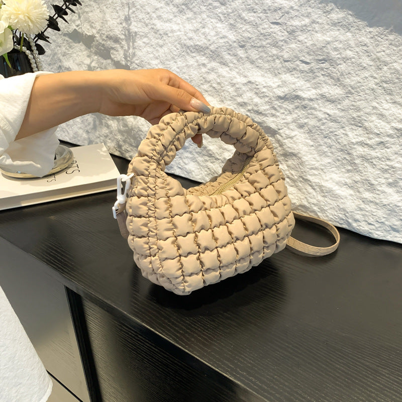 Women's Cloud Pleated Dumpling Niche Down Clothes Crossbody Bags