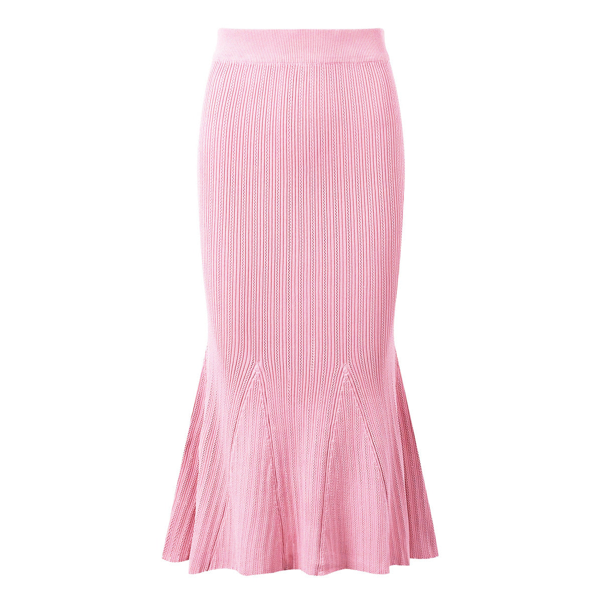 Women's Version Versatile Sleeve Knitted Tup Fishtail Suits