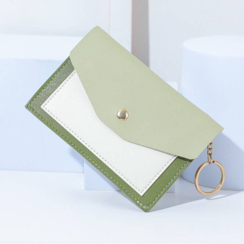 Contrast Color Multiple Slots Company Gift Card Holder