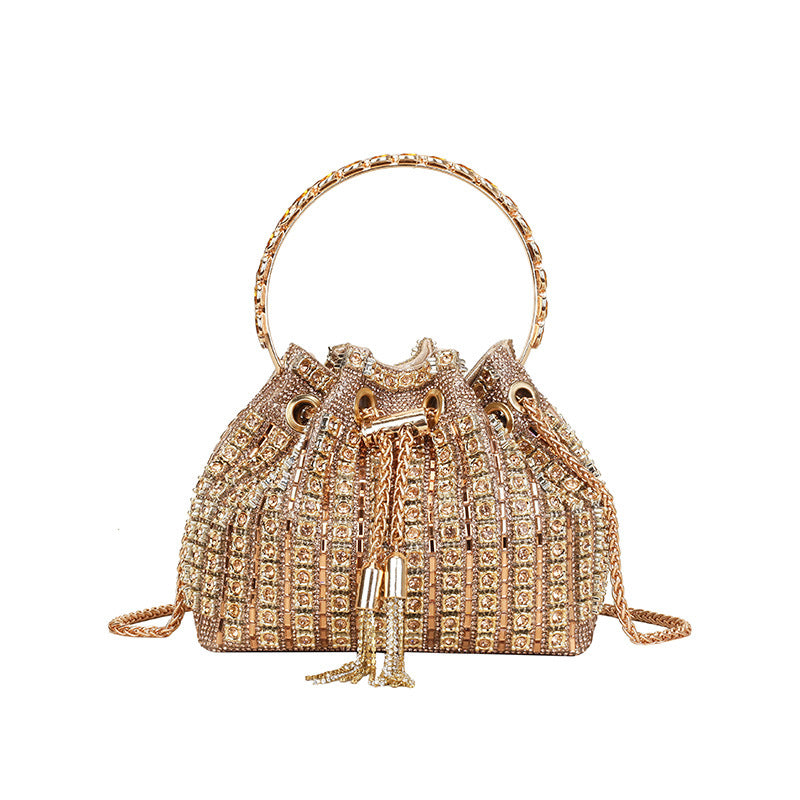 Women's Dinner Refined Rhinestone Chain Simple Fashion Evening Bags
