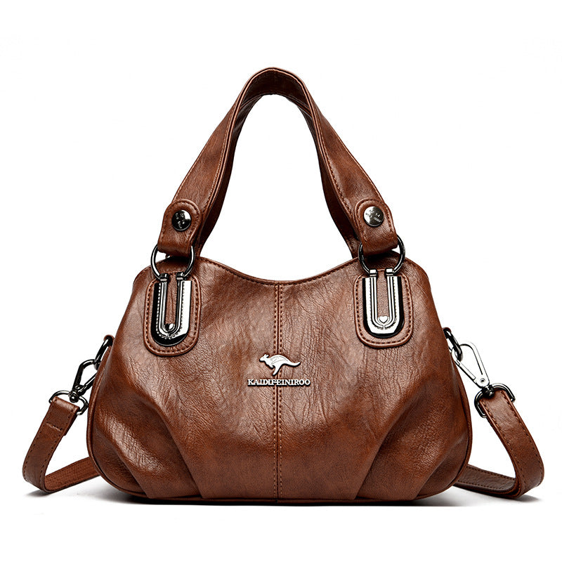 Women's Sheepskin High Texture Genuine Leather Mother Handbags