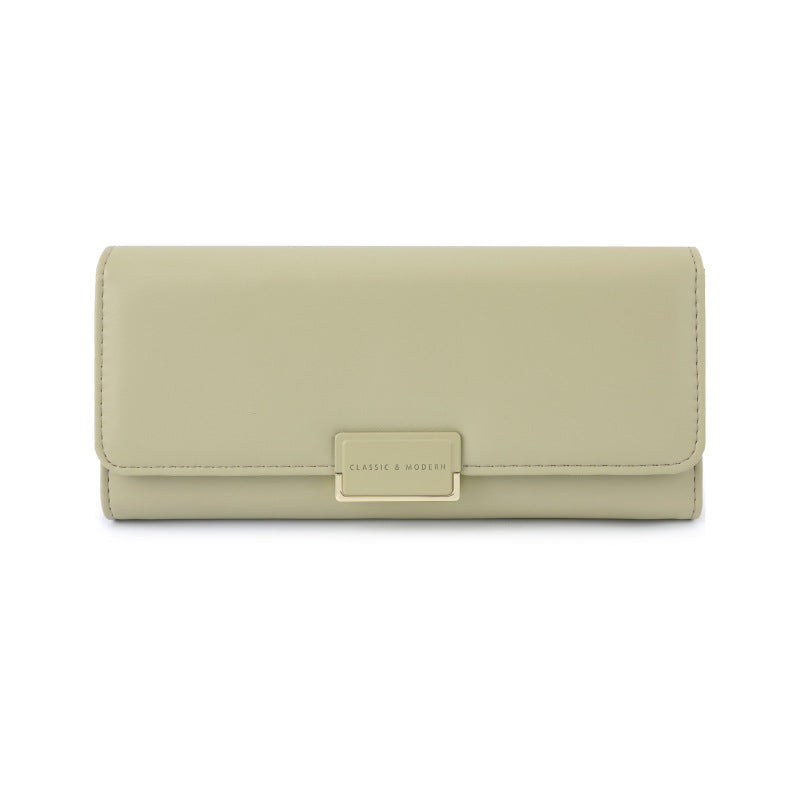 Women's Simple Fashion Long Large Capacity Ladies Wallets