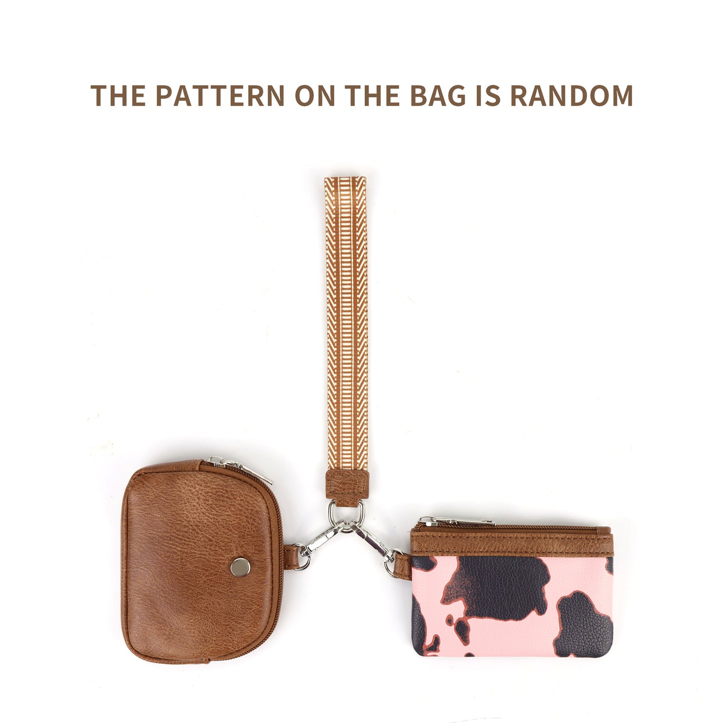 Women's Fashion Chessboard Wrist Portable Simple Mini Card Holder