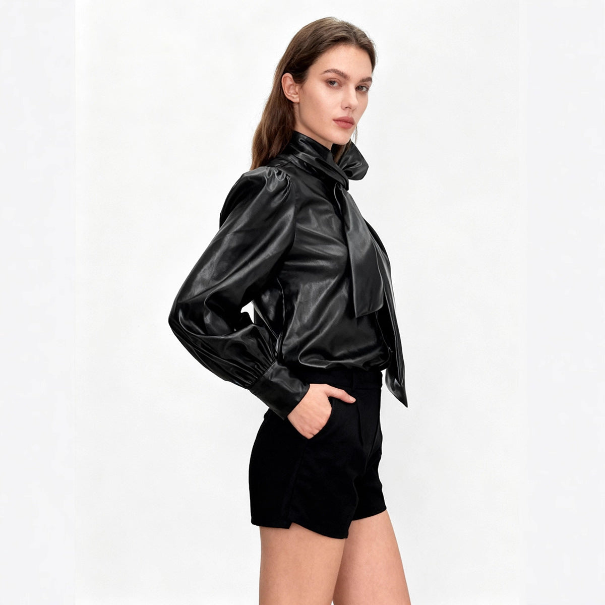 Women's French Style Temperament Autumn High-grade Fashionable Elegant Loose Blouses
