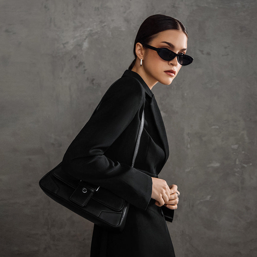 Women's Black Business Dress Style Commuter Design Dresses