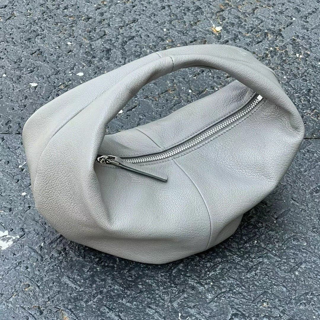 Women's Sheepskin Cloud Genuine Leather High-grade Portable Small Square Bags