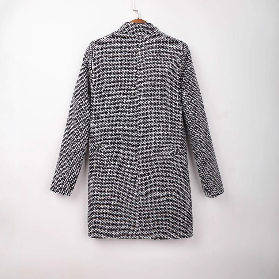 Graceful Overcoat Mid-length Large Special Offer Coats