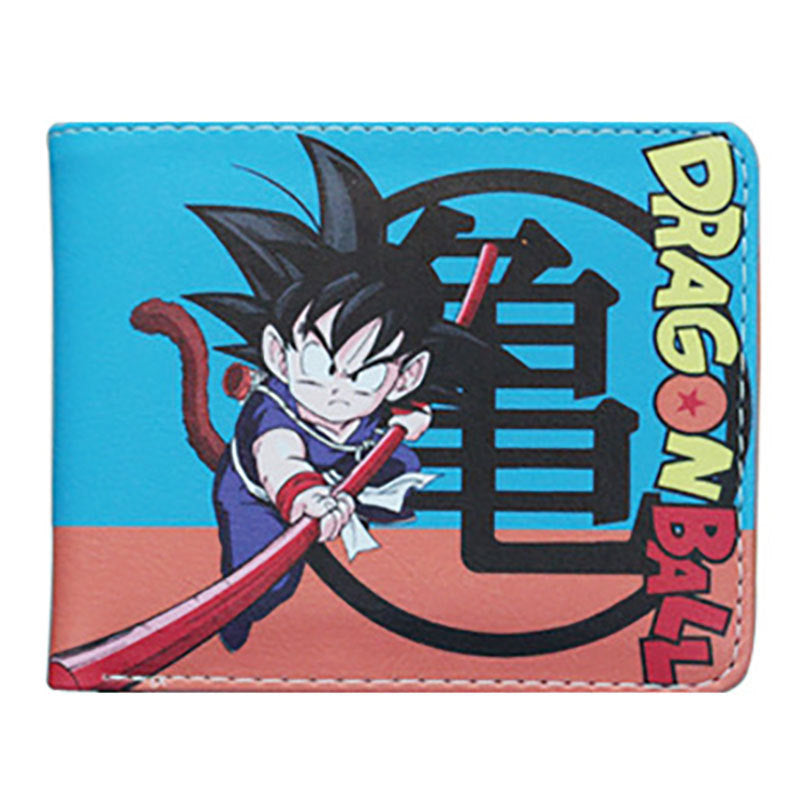 Dragon Ball Short Fold Super Leather Ladies Wallets