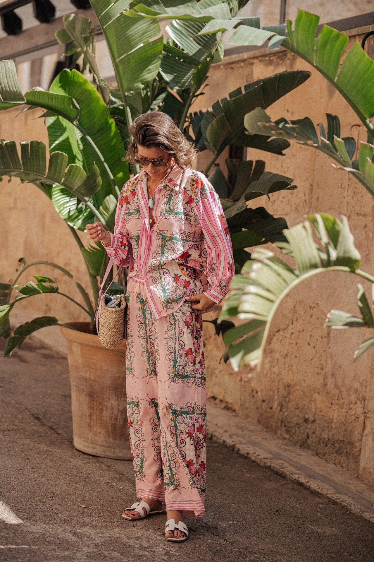 Personalized Printed Macaron Long Linen Sleeves Suits