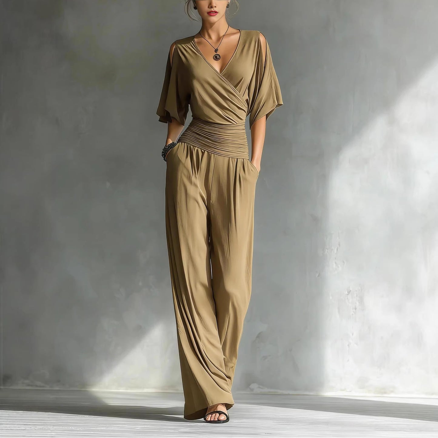 Women's Summer Fashion Elegant Slim Fit Bodysuit Women's Jumpsuit/clothing