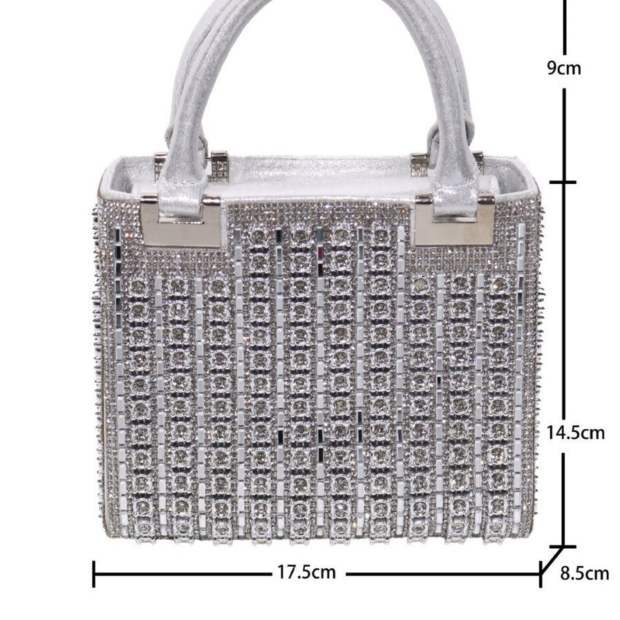 Dinner Refined Rhinestone Chain Simple Fashion Evening Bags