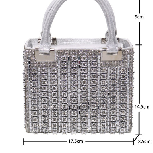 Dinner Refined Rhinestone Chain Simple Fashion Evening Bags