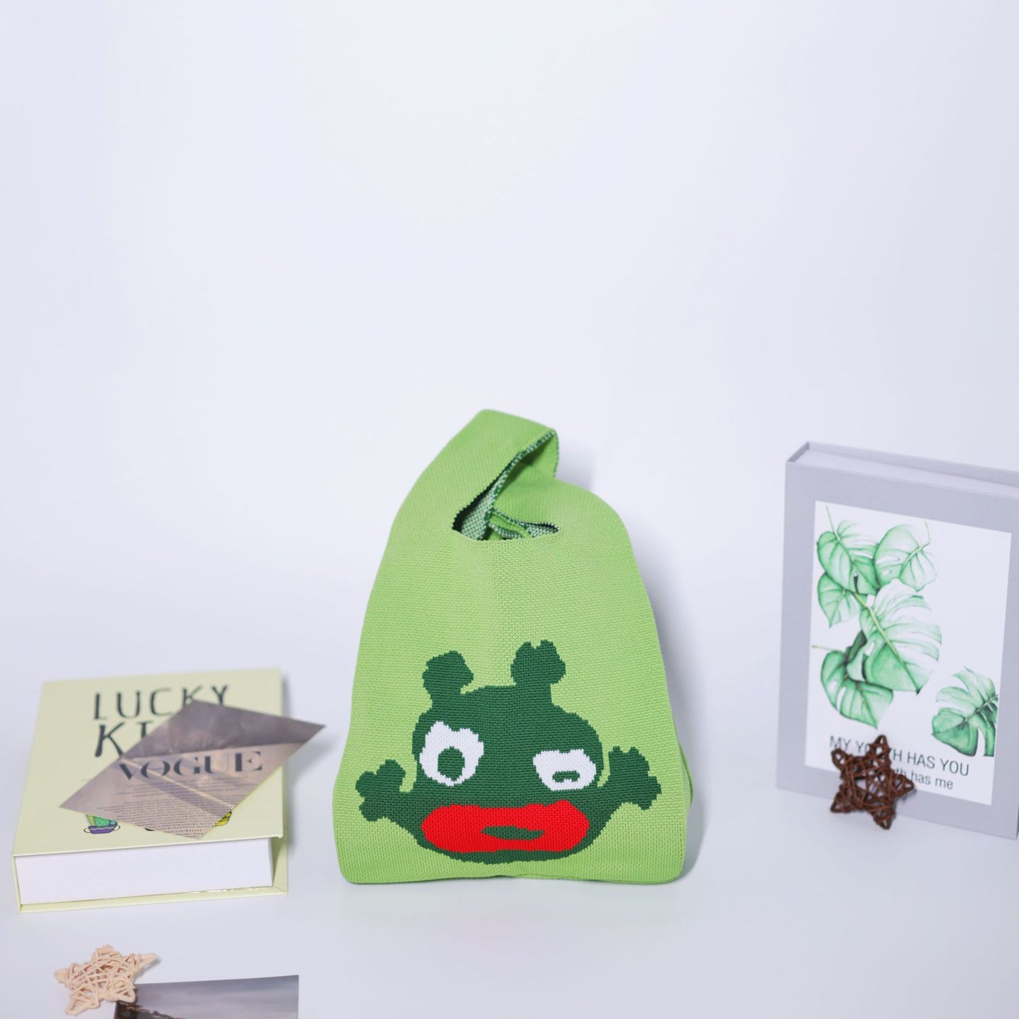 Women's Stylish Knitted Woven Vest Simple Handbags