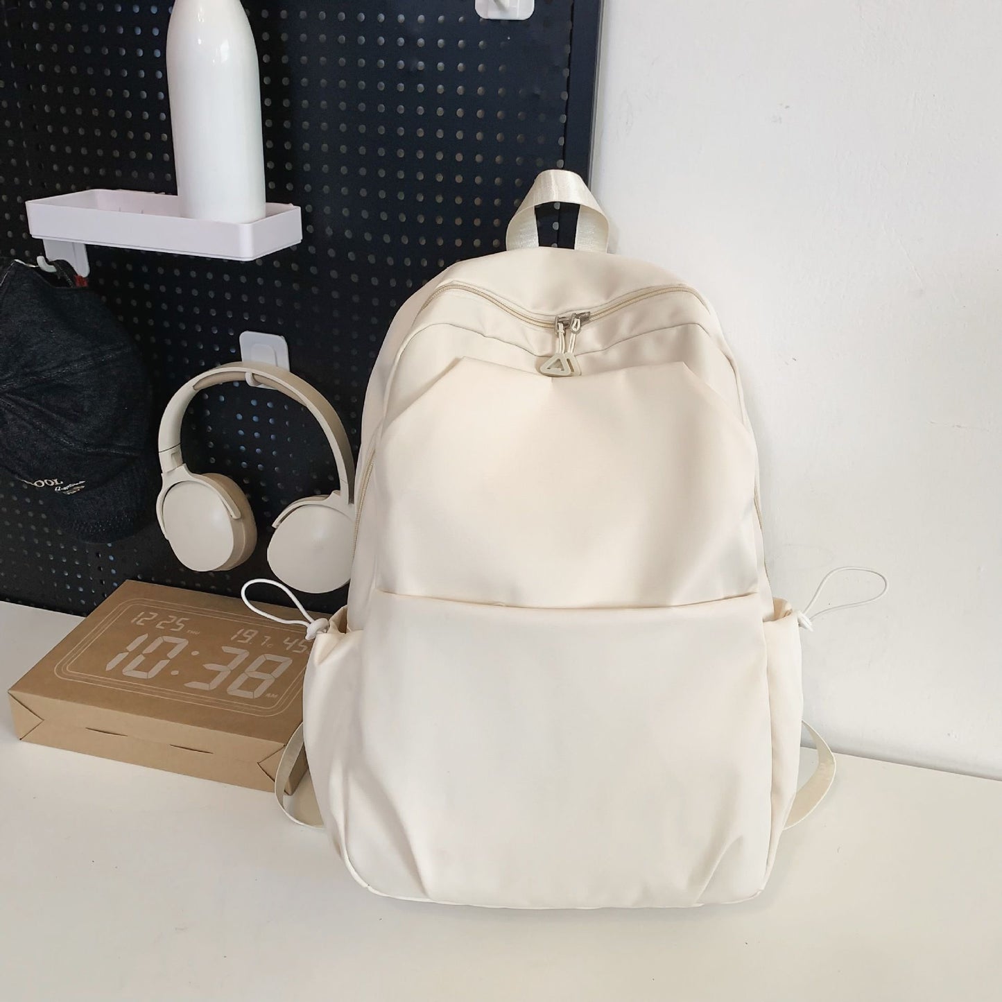 Women's High-grade Canvas Boys High Simple Large Middle School Students' Schoolbags