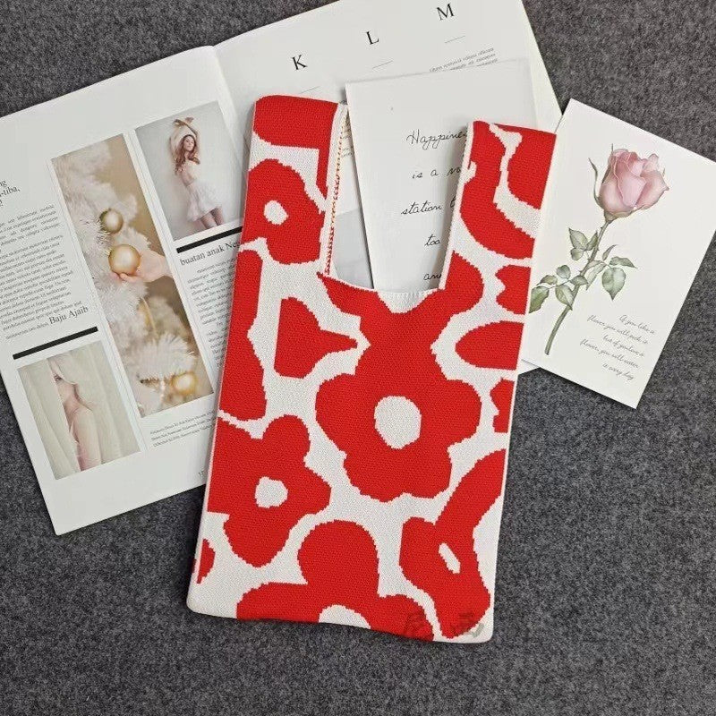 Korean Style Woolen Yarn Fashion Simple Handbags