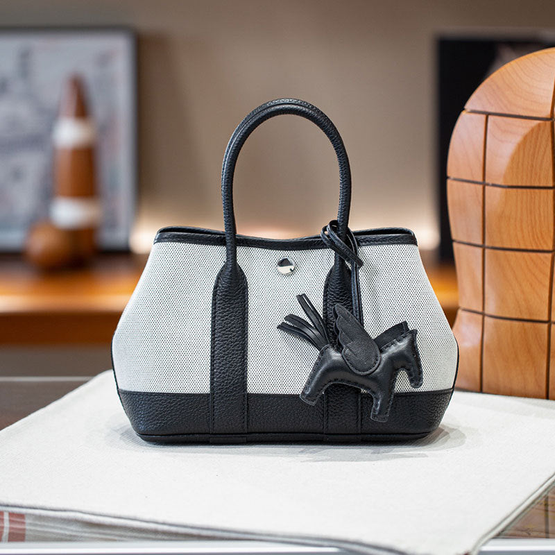 Durable Women's Leather Diagonal Versatile Mini Handbags