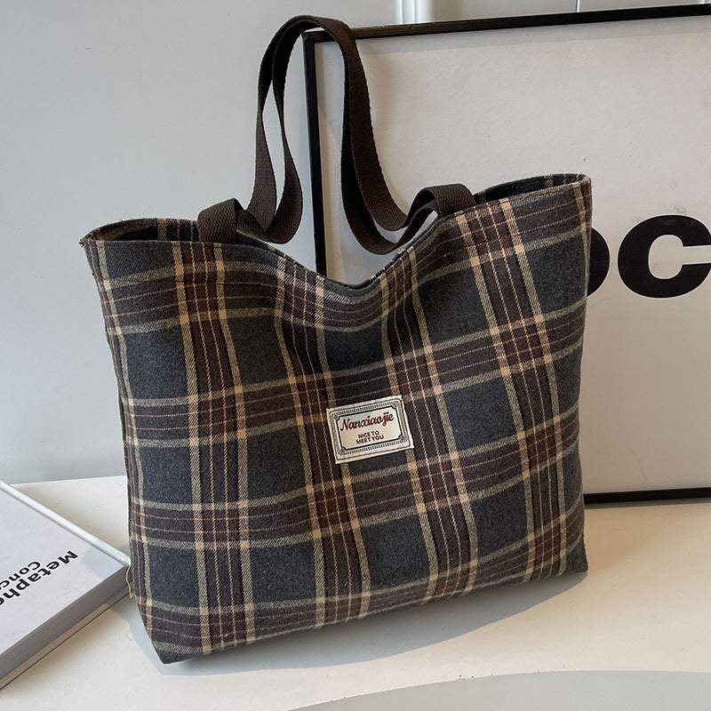 Commuter Large Capacity For Class Fashion Retro Shoulder Bags