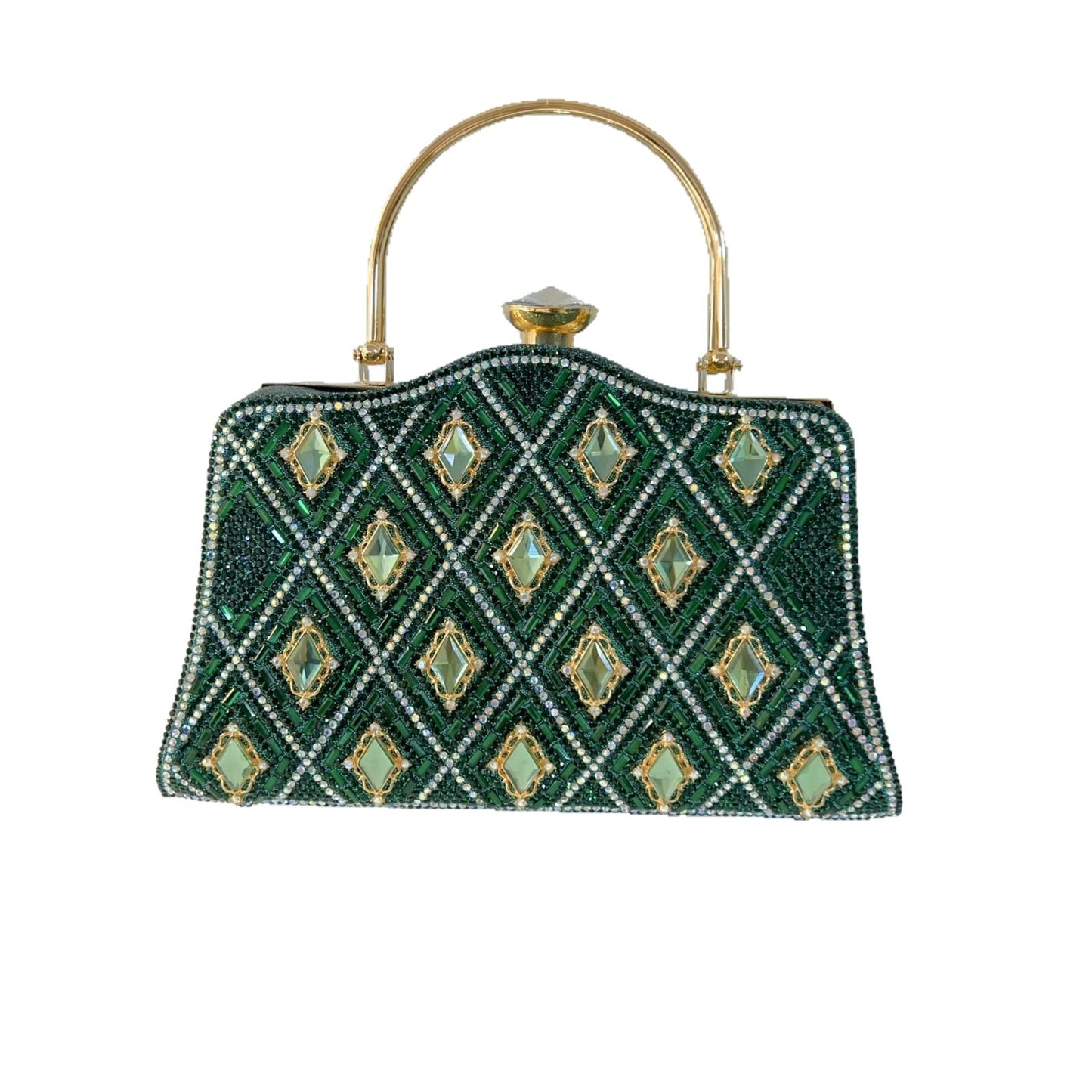 Women's Capacity Banquet Full Diamond High-grade Light Evening Bags