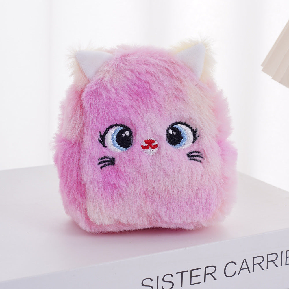 Heart Plush Mini Korean Style Fresh Children's Coin Purse