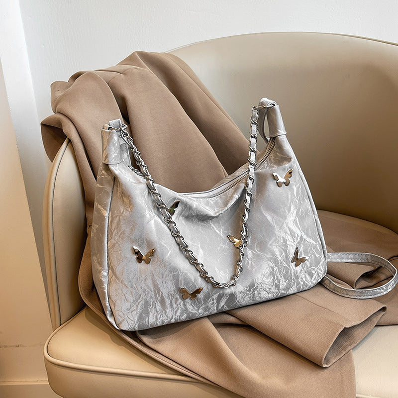 Large Capacity Female Autumn Leisure Chain College Bags