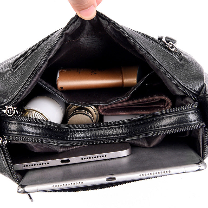 Women's Fashion Soft Leather For Moms Crossbody Bags