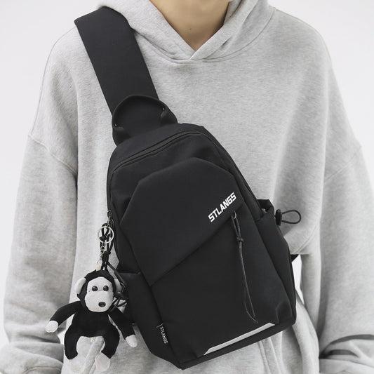 Women's & Men's Adjustable Fashion Simple Single Riding Trend Backpacks