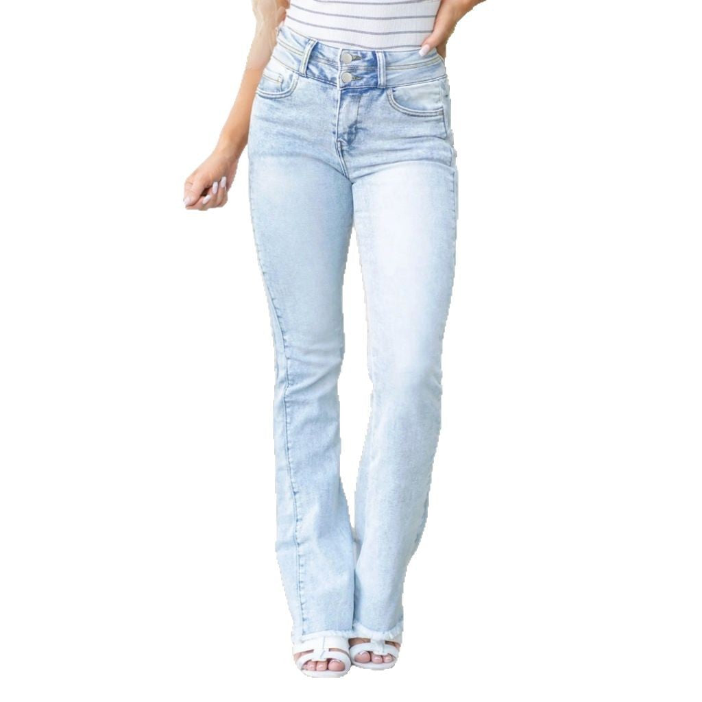 Women's Denim Bell-bottom Fashion Retro Easy Matching Women's Jeans