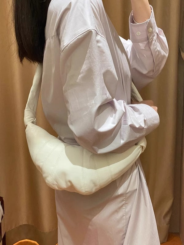 Women's Croissant Sheepskin Niche French Style Dumpling Bags