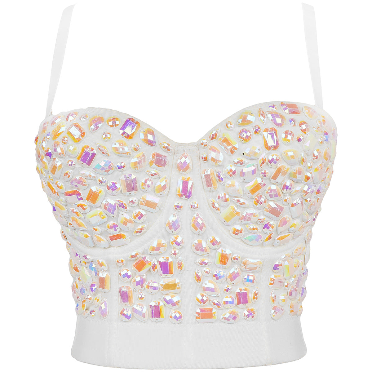 Style Diamond Corset Female Outerwear Camisole Shaping Fishbone Party Tops