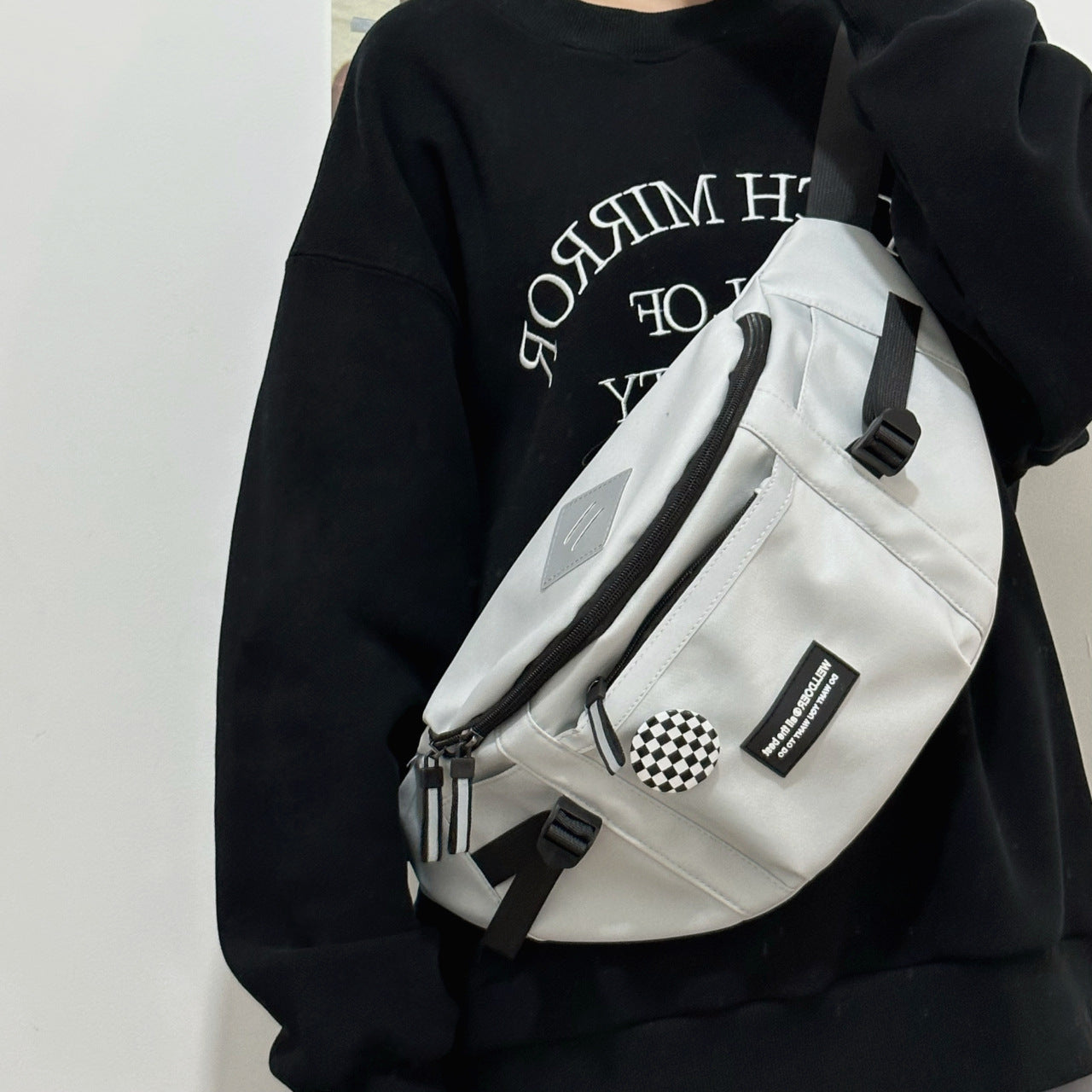 Men's Tooling Style Versatile Riding Fashion Men's Chest Bags