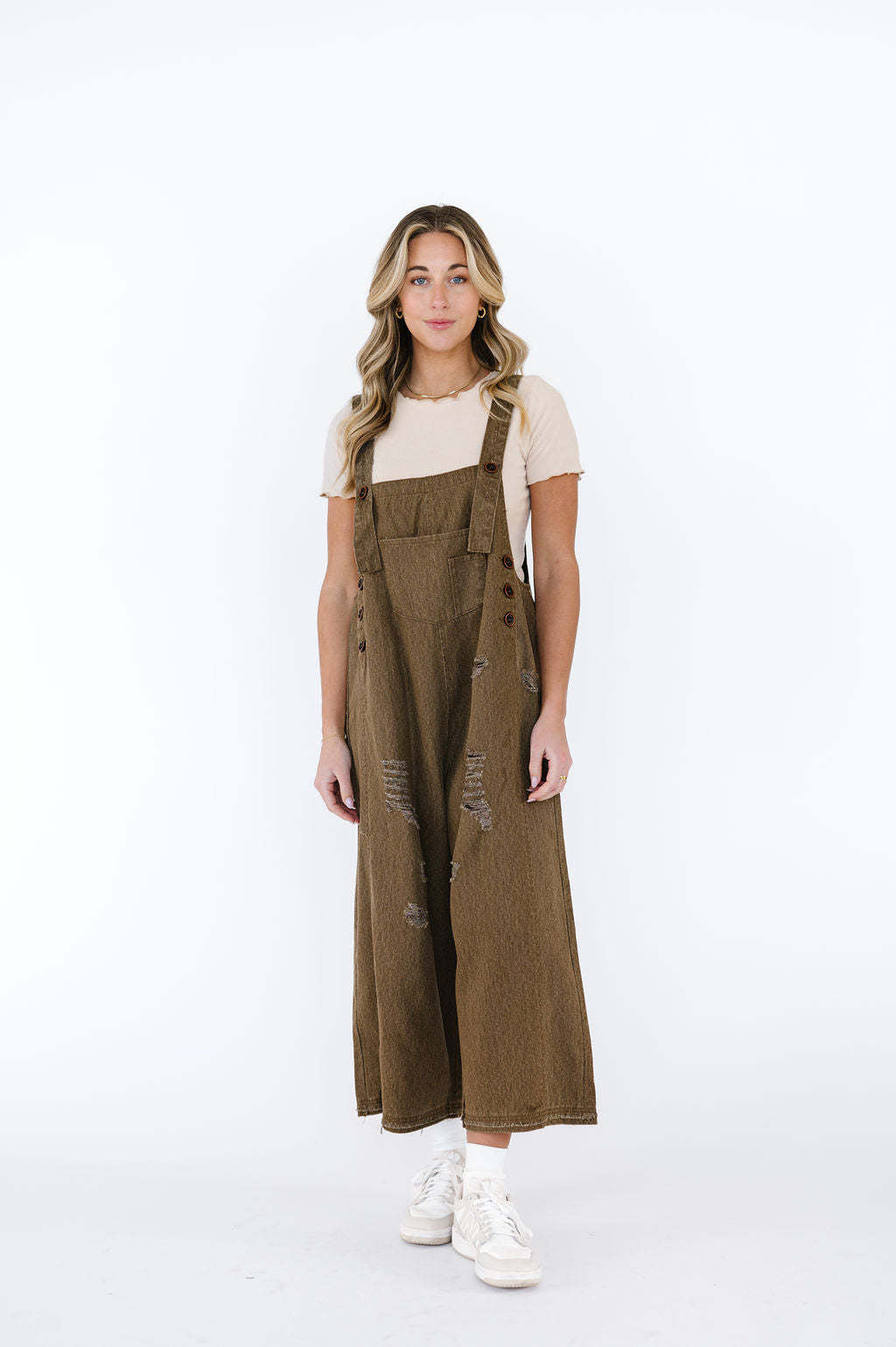 Women's Make Old Ripped Loose Wide Leg Comfortable Leisure Jeans