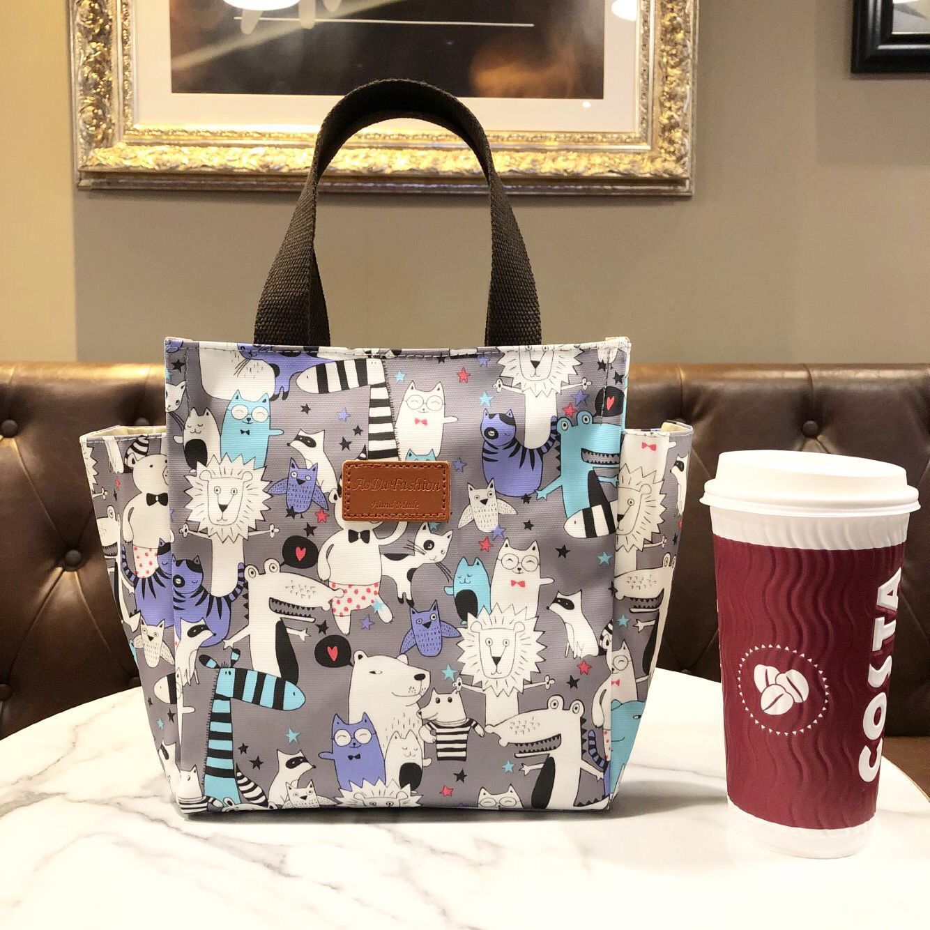 Korean Style Portable Versatile Fashion Cartoon Handbags