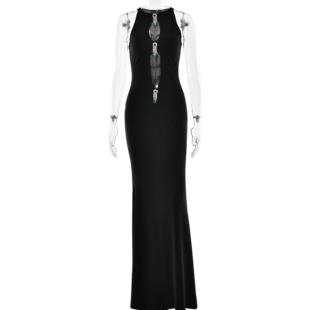 Creative Elegant Sexy Metal Pendant Dress Dresses