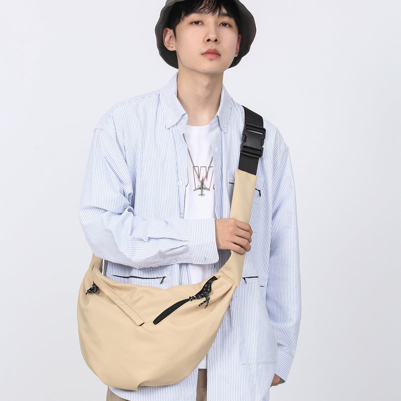 Women's & Men's & Leisure Dumpling Canvas Fashion Men's Messenger Bags
