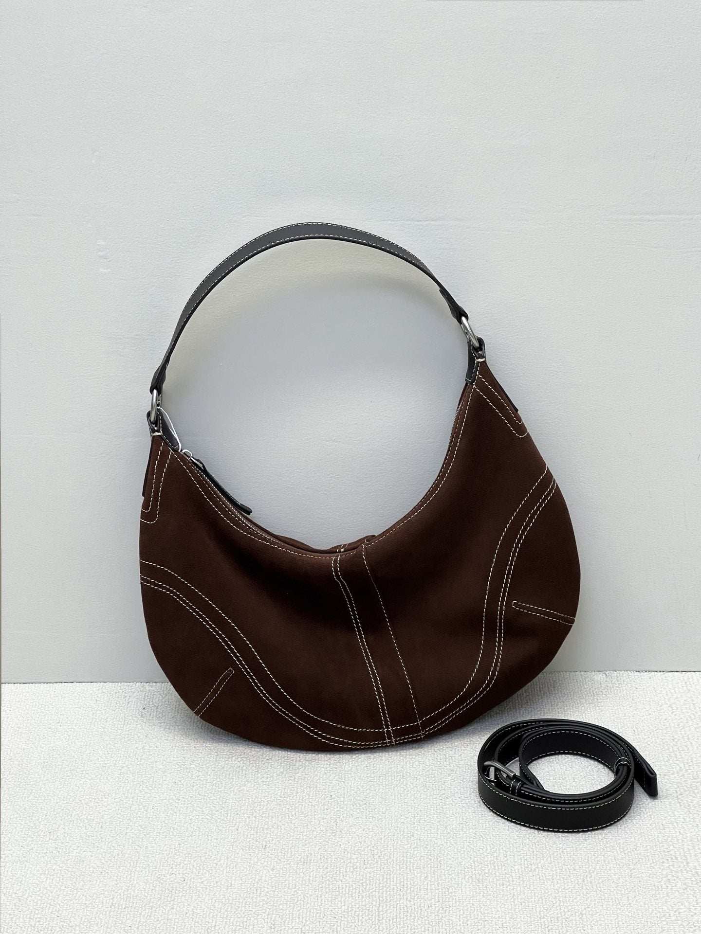 Baseball Matte Leather Underarm High-grade Selenodont Crossbody Bags
