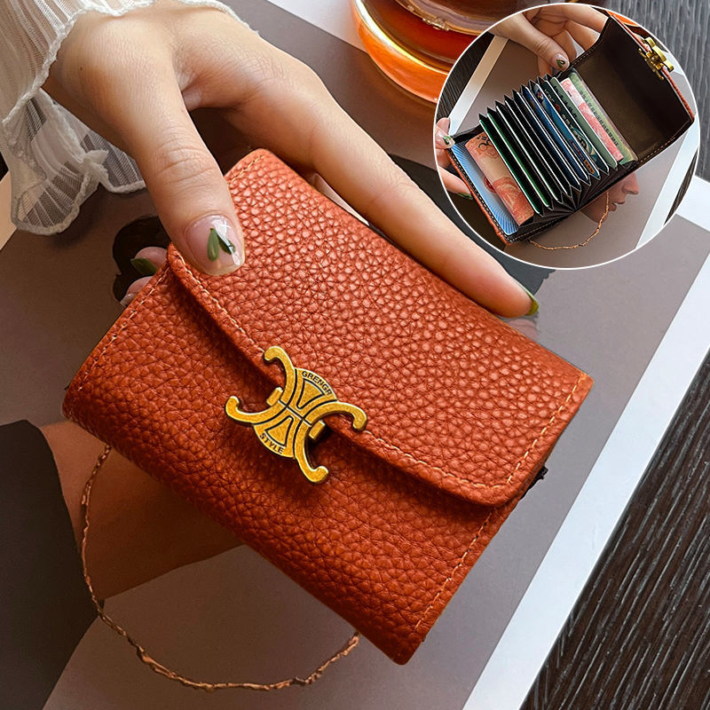 Style Advanced Light Luxury Certificate Multiple Card Holder