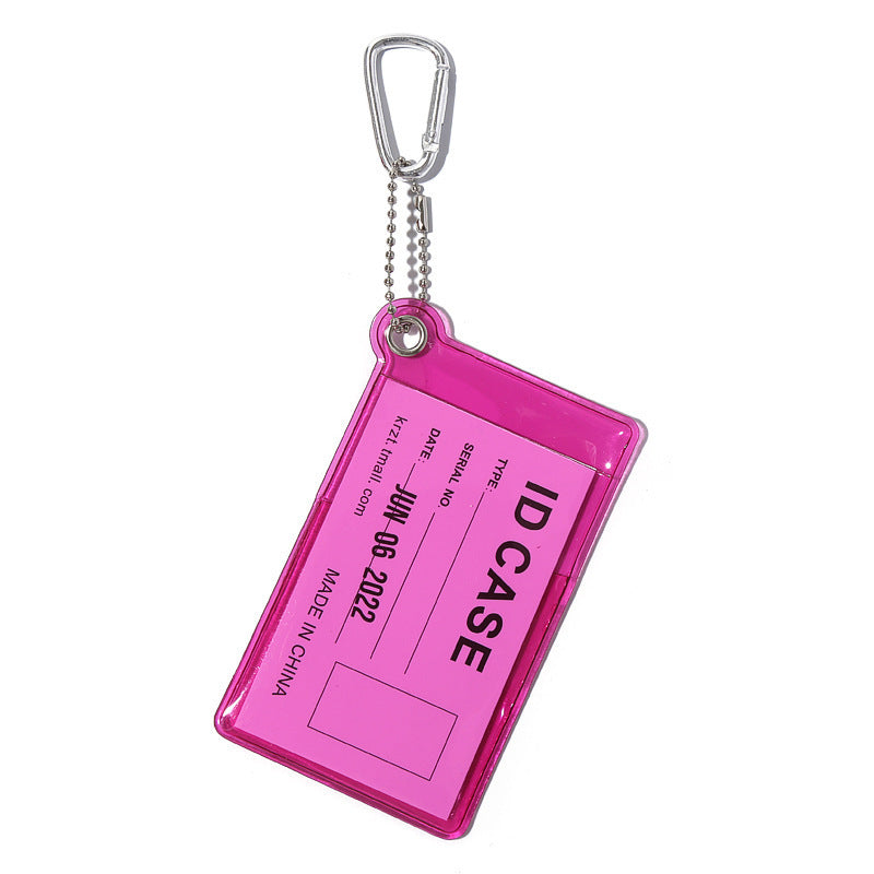 Women's Fluorescent Niche Thin Meal Certificate Work Card Holder