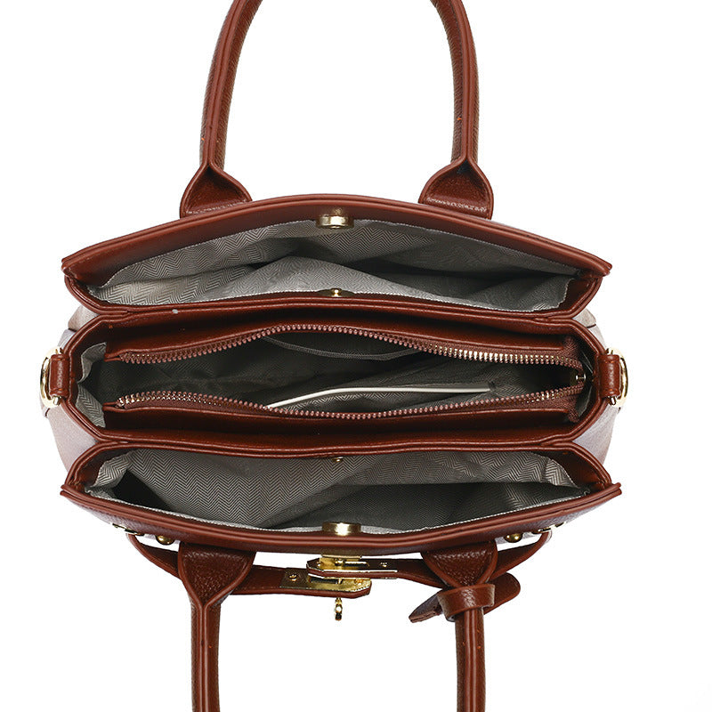 Women's Platinum Simple High-grade Hand Fashion Large Handbags