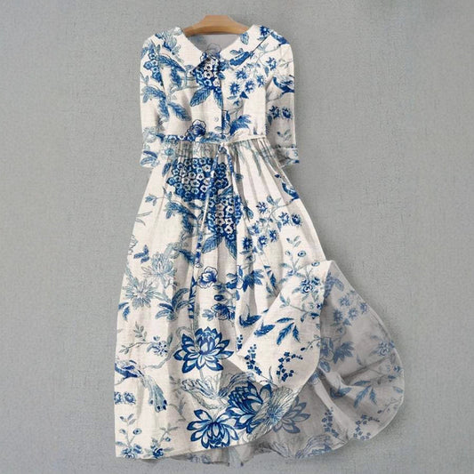 Shirt Dress Bohemian Vacation Style Large Dresses