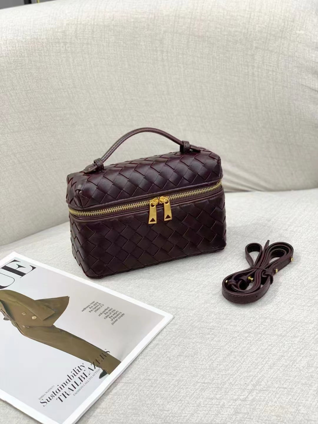 Casual Box Rhombus Chain Western Fashion Handbags