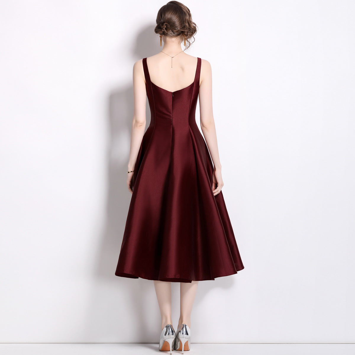 Women's Color Dress Summer High-grade French Style Dresses