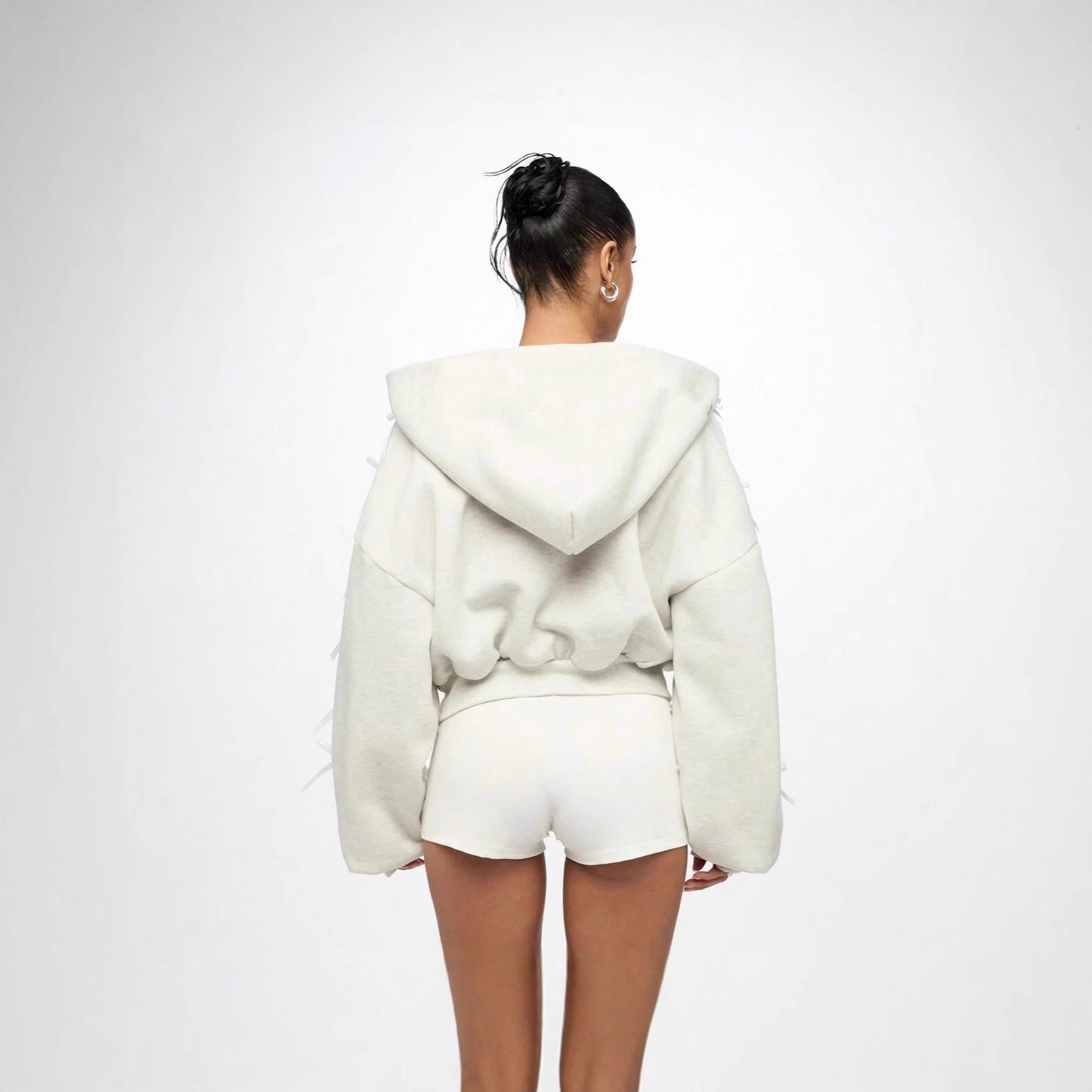 Bow Sports Casual Western Style Hooded Shorts