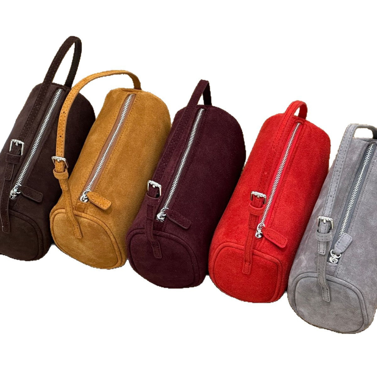 Women's Matte Cowhide High-grade Leather Simple Texture Underarm Handbags