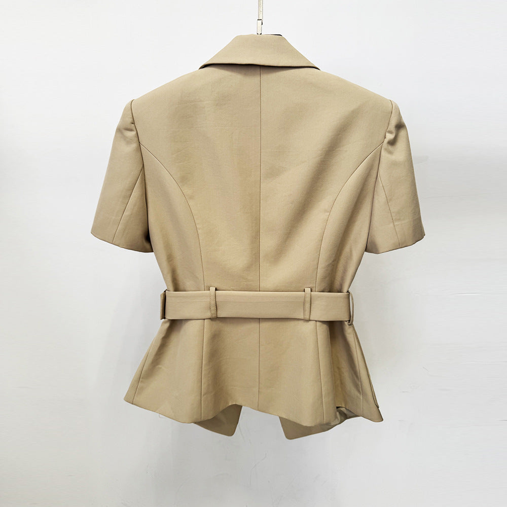 Trendy Attractive Fashion Sleeve Belt Casual Coats