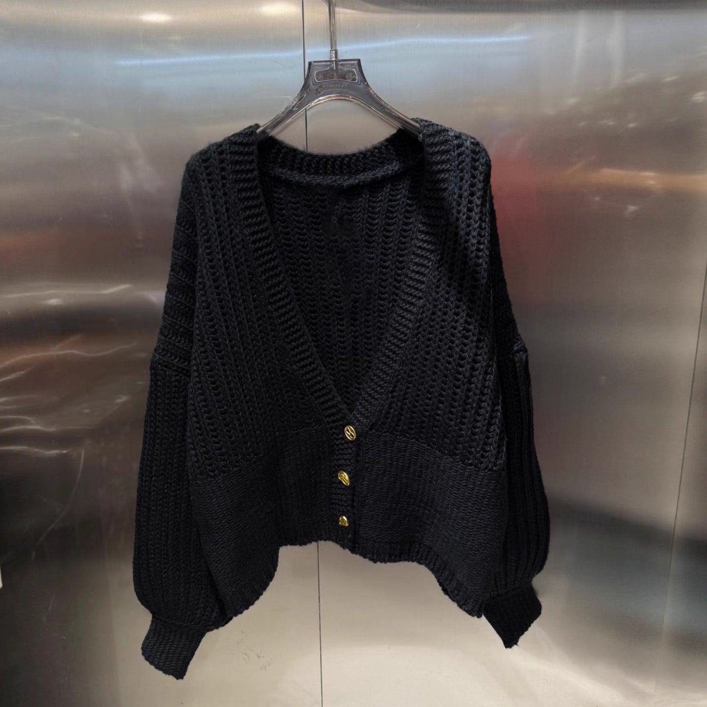 Women's Lantern Sleeve Autumn High-grade Fashion Fitted Cardigans
