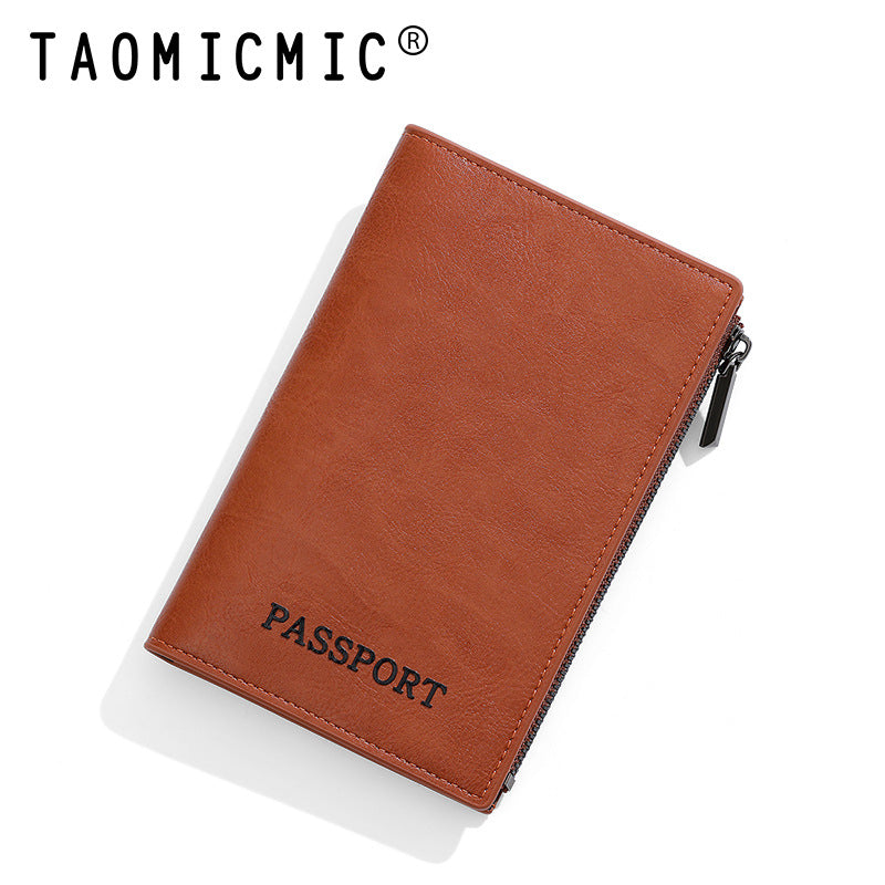 Portable Passport Large Capacity Zipper Storage Bags