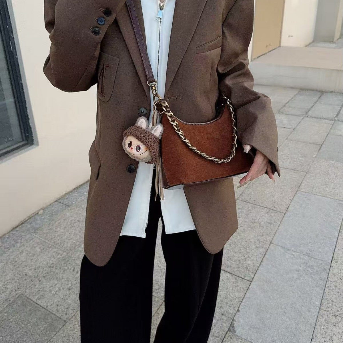 Women's Red High Quality Frosted Fashionable Stylish Handbags