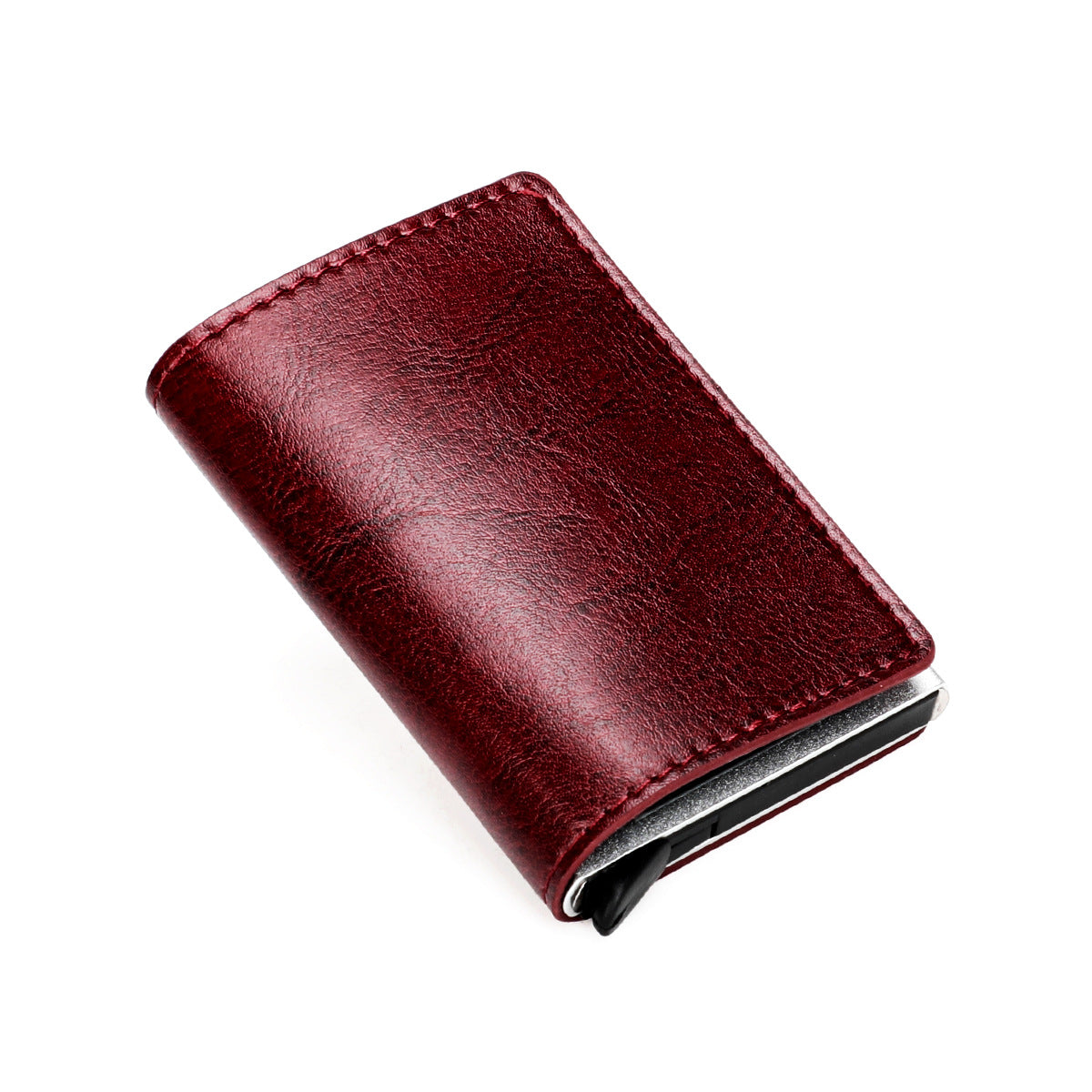 Automatic Pop-up Credit Metal Aluminum Box Card Holder